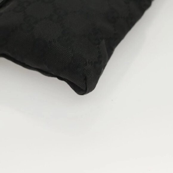 GUCCI GG Canvas Waist bag Black Silver - Picture 8 of 15